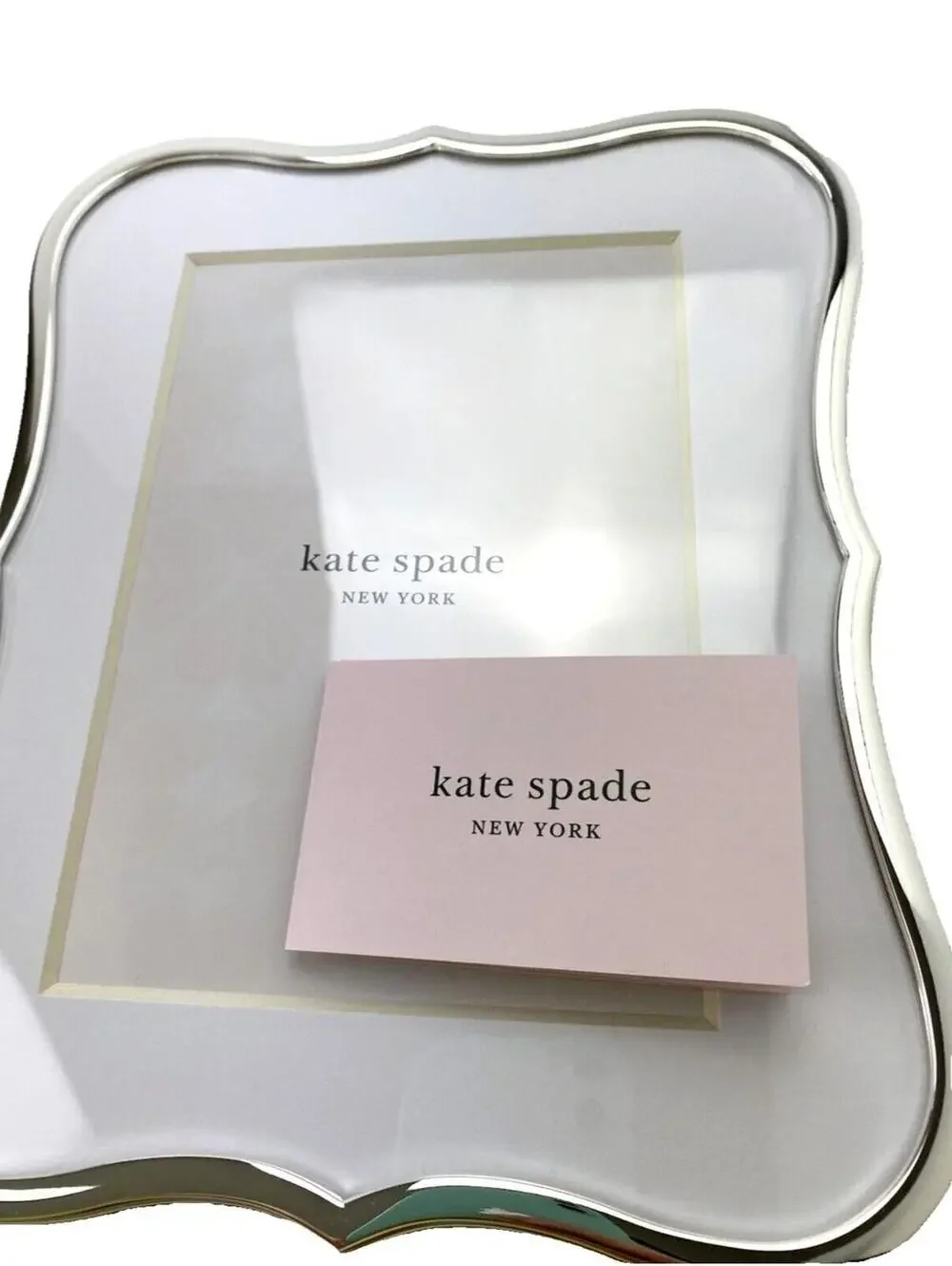 Kate Spade Silver Plated Picture Frame 5 x 7in Crown Point Brand New Collectable